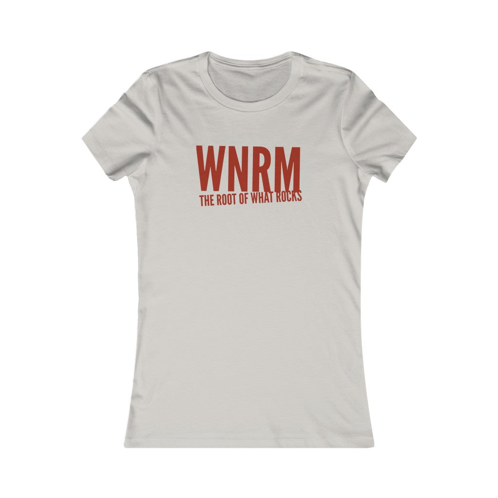 OG WNRM Logo Tee Red, with a with background