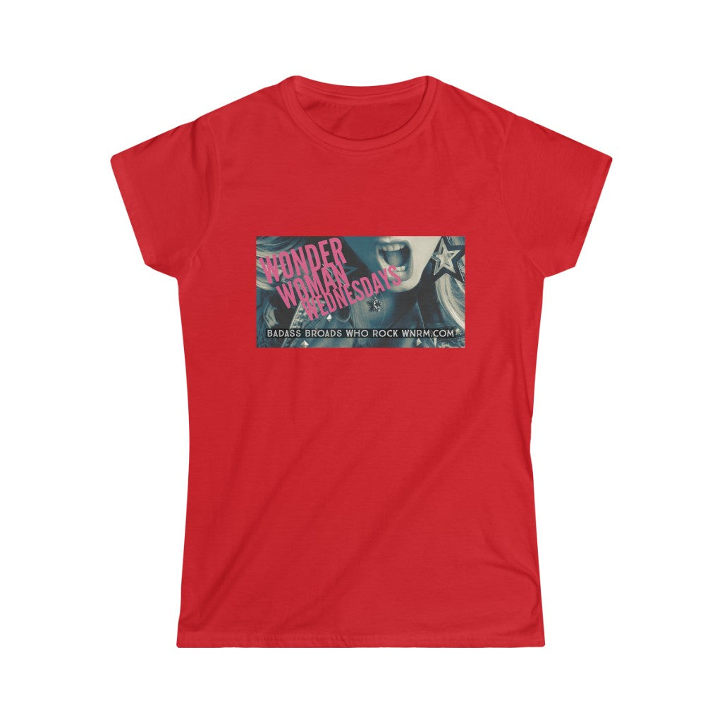 WWW Women's Softstyle Tee red with white background