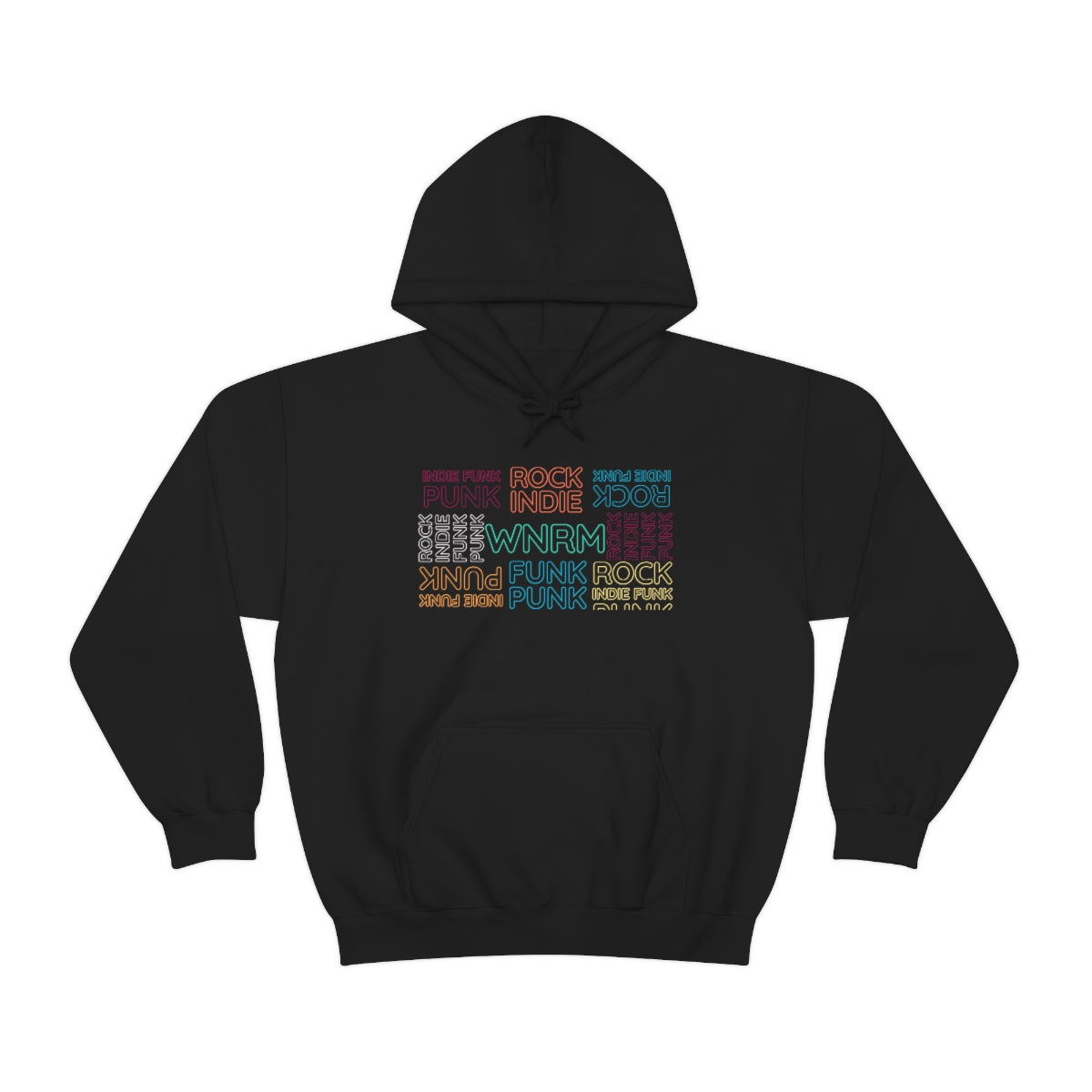 WNRM Neon Block hooded sweatshirt