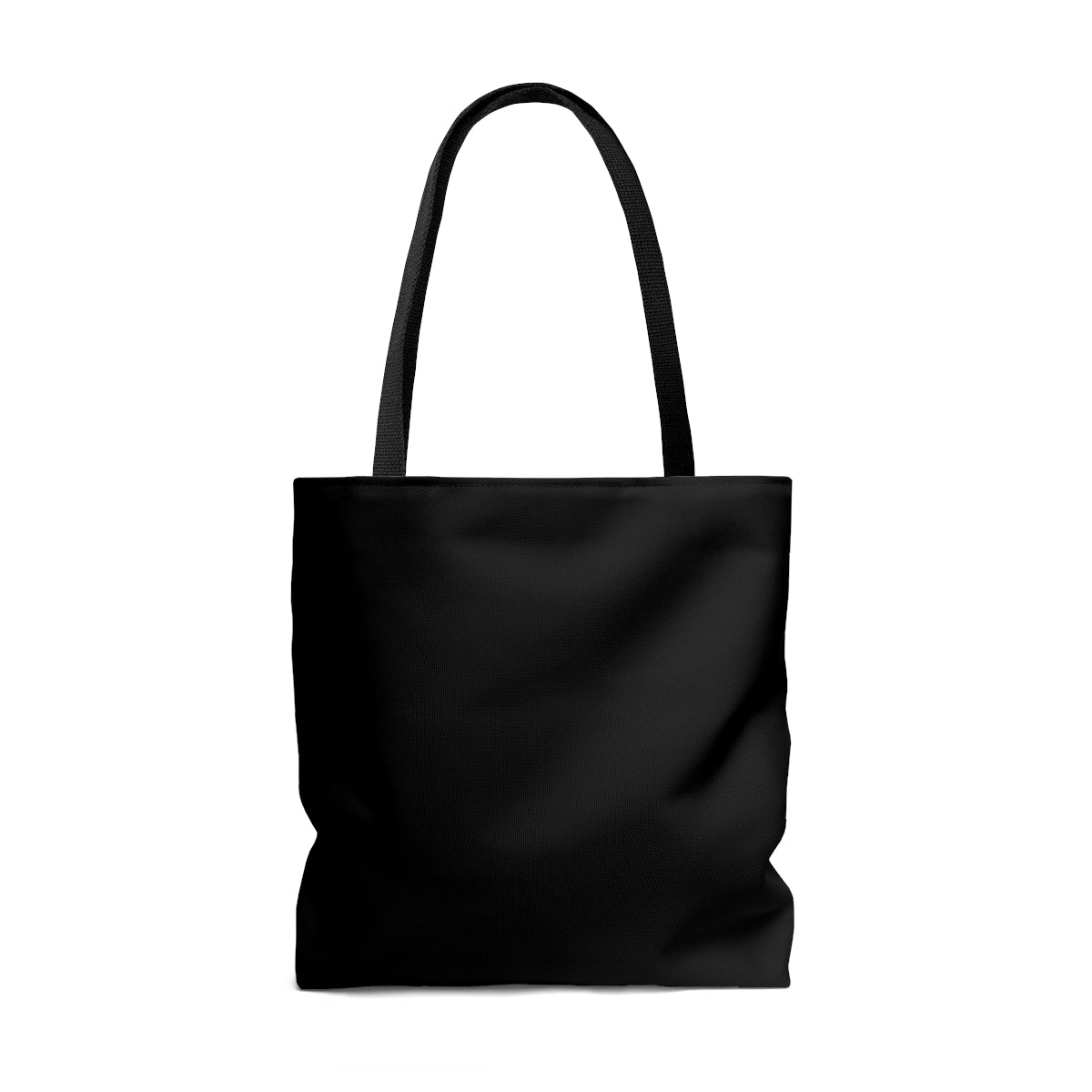 The Back of a WNRM Name In Lights canvass tote bag, on a white background 
