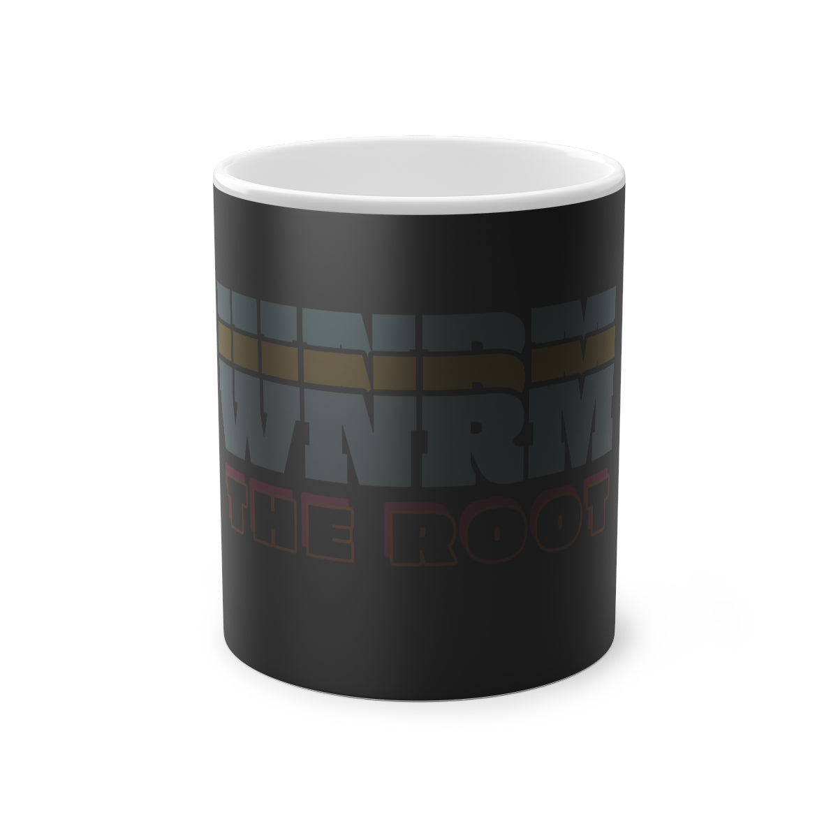 WNRM The Root Logo Magic Mug, 11oz, as the cup fades with hotness